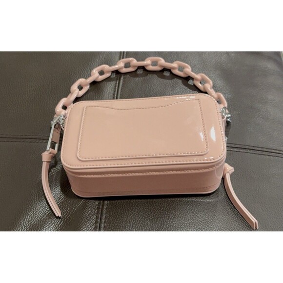 Marc Jacobs The Snapshot Patent Camera Bag In Pink - Picture 6 of 13